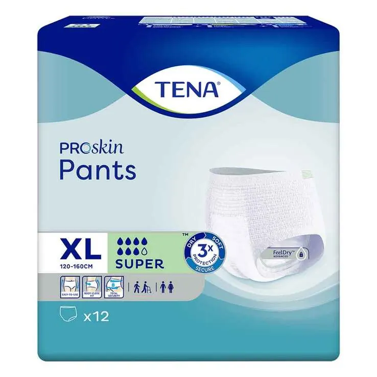 TENA Pants Super XL bei Inkontinenz, 4X12 St