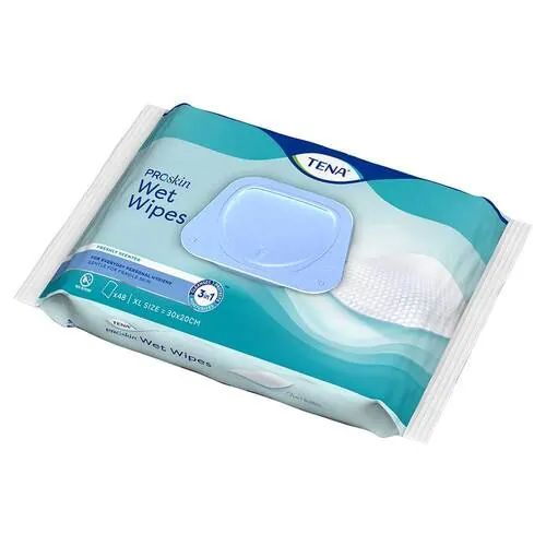 Tena Wet Wipe 3in1, 48 St