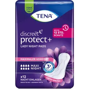 TENALADYDiscreetInkontinenzEinlagenmaxinight12St