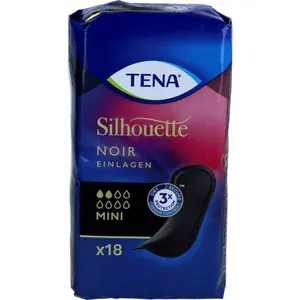 TENASILHOUETTEInkontinenzEinlagenmininoir18St