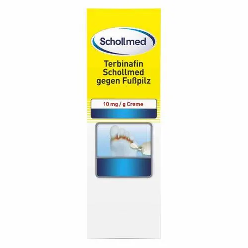 Terbinafin Schollmed gegen Fußpilz 10 mg / g Creme, 15 g
