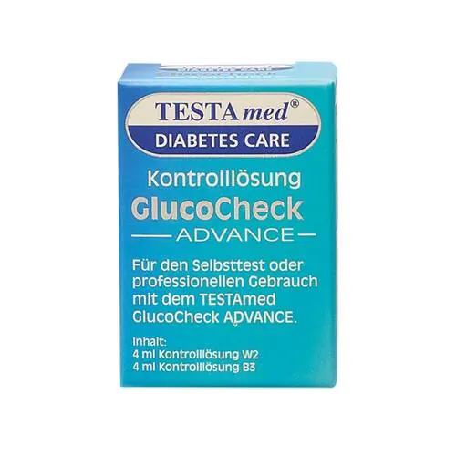 TESTAMED GlucoCheck Advance Kontrolllösung, 4 ml