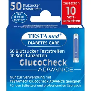 TESTAMEDGlucoCheckAdvance50Teststr.m.10Lanz.1P