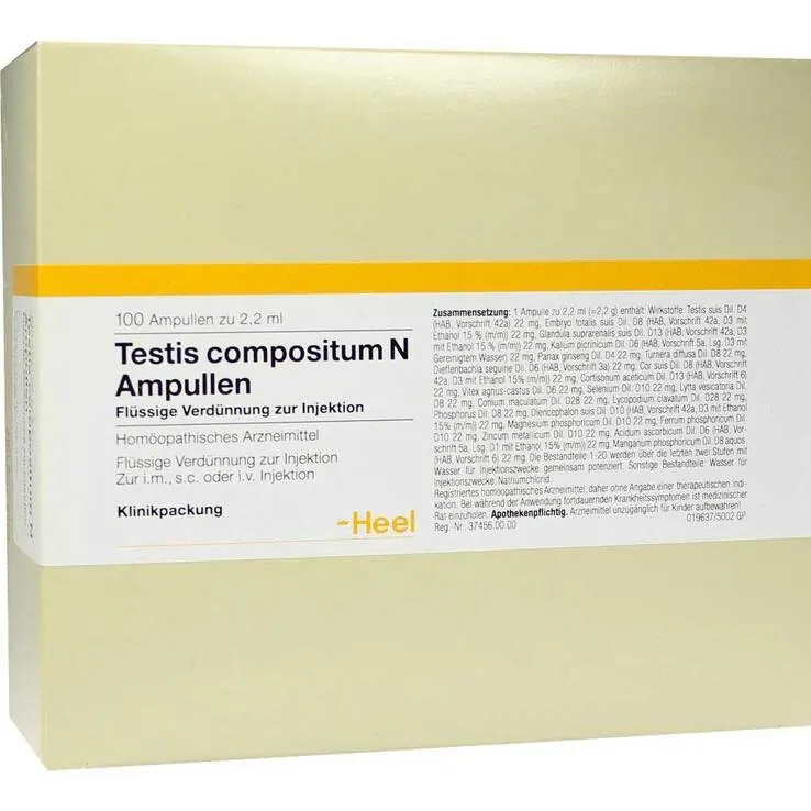 Testis Compositum N Ampullen, 100 St