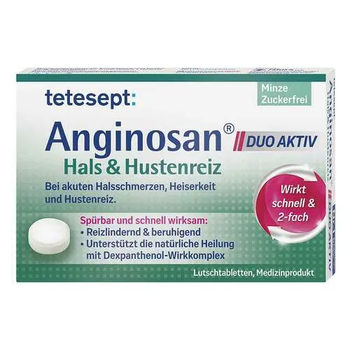 Tetesept Anginosan Hals & Hustenreiz Lutschtabletten , 20 St