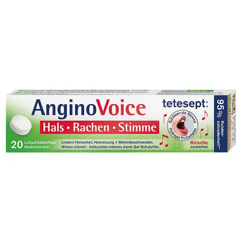 TETESEPT AnginoVoice Hals Rachen Stimme Lutschtab., 20 St