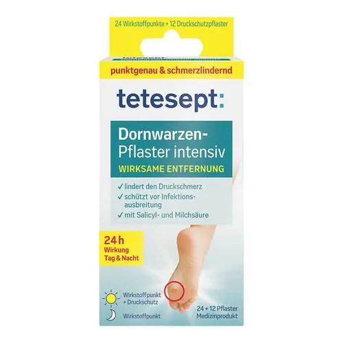 Tetesept Dornwarzen-Pflaster intensiv, 12 St
