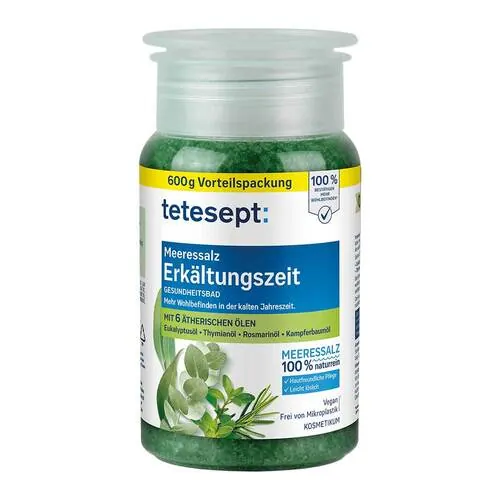 Tetesept Meeressalz Erkältungszeit, 600 g
