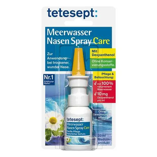 Tetesept Meerwasser care Nasenspray, 20 ml