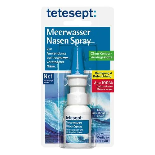 Tetesept Meerwasser Nasenspray, 20 ml