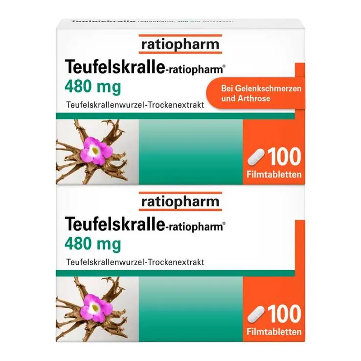 Teufelskralle ratiopharm - bei Gelenkschmerz, 200 St