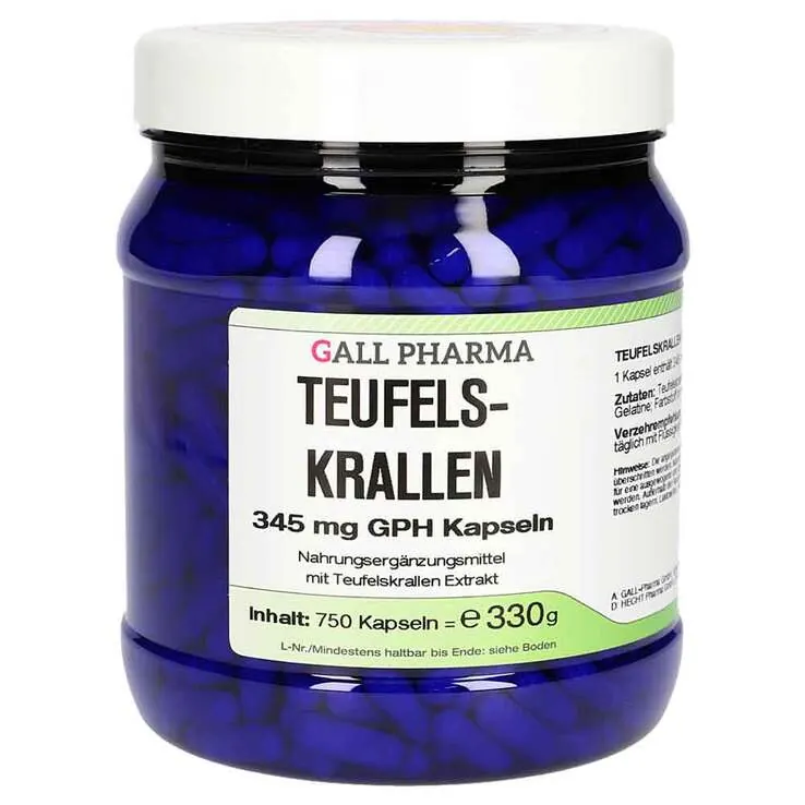 Teufelskrallen 345 mg GPH Kapseln, 750 St