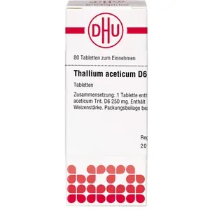 THALLIUMACETICUMD6Tabletten80St