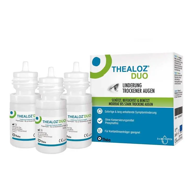 Thealoz Duo Augentropfen, 3X10 ml