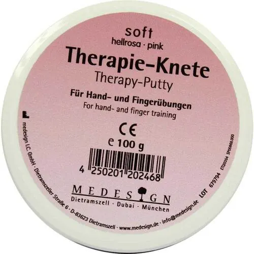 Therapieknete soft hellrosa, 100 g