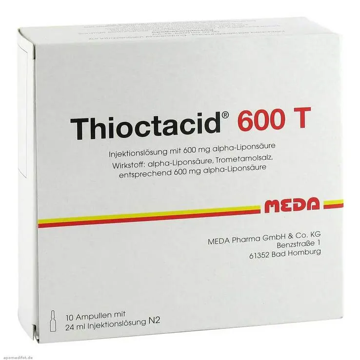 Thioctacid 600 T Injektionslösung, 10X24 ml