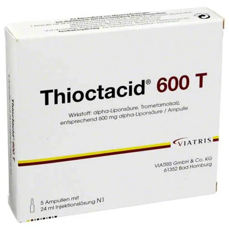 Thioctacid 600 T Injektionslösung, 5X24 ml