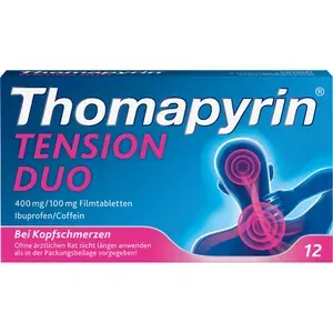 THOMAPYRINTENSIONDUO400mg/100mgFilmtabletten12St