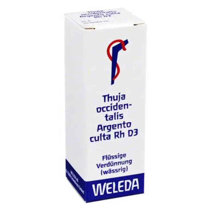 Thuja Occidentalis Argento culta Rh D 3 Dilution, 20 ml