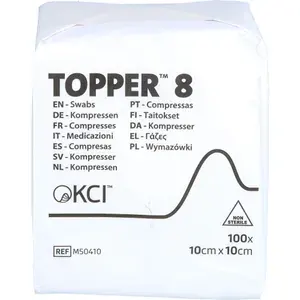 TOPPER8Kompr.10x10cmunsteril100St