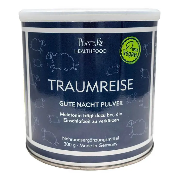 Traumreise Gute Nacht Pulver Melatonin Schoko, 300 g