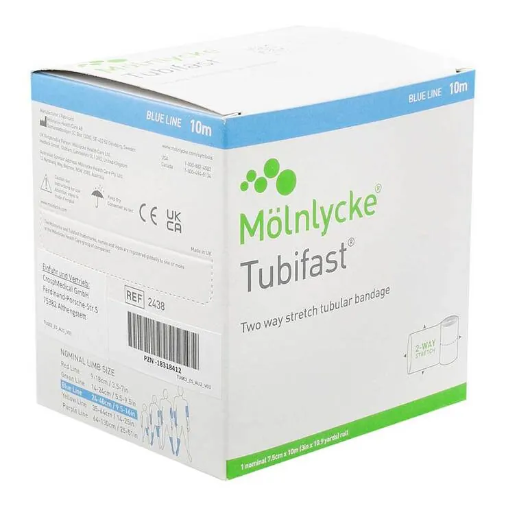 Tubifast 2-Way-Stretch 7,5 cm x 10 m blau, 1 St