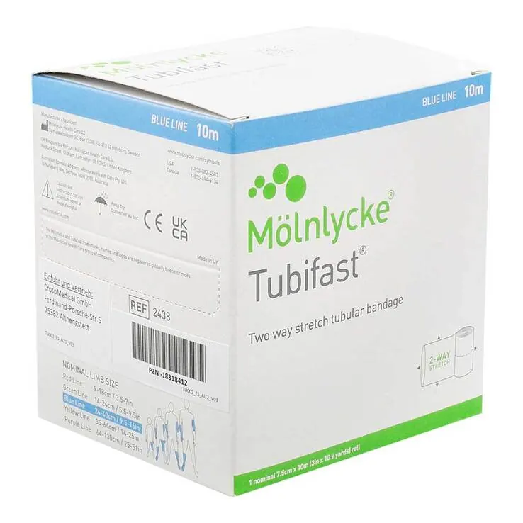 Tubifast 2-Way Stretch 7,5 cmx10 m blau, 1 St