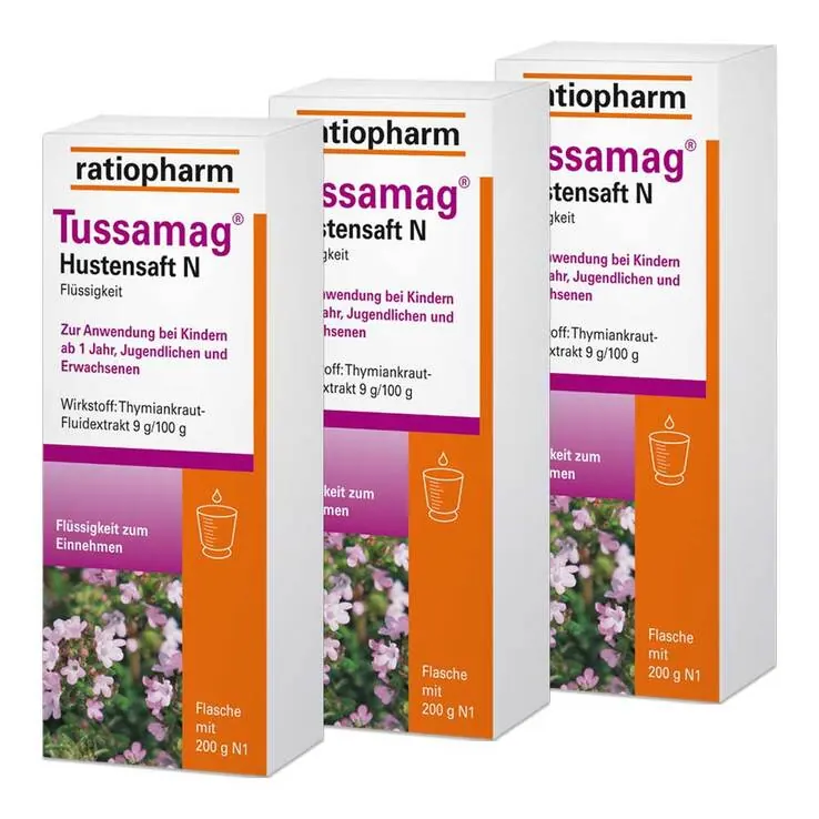 Tussamag Hustensaft N, 3x200 g