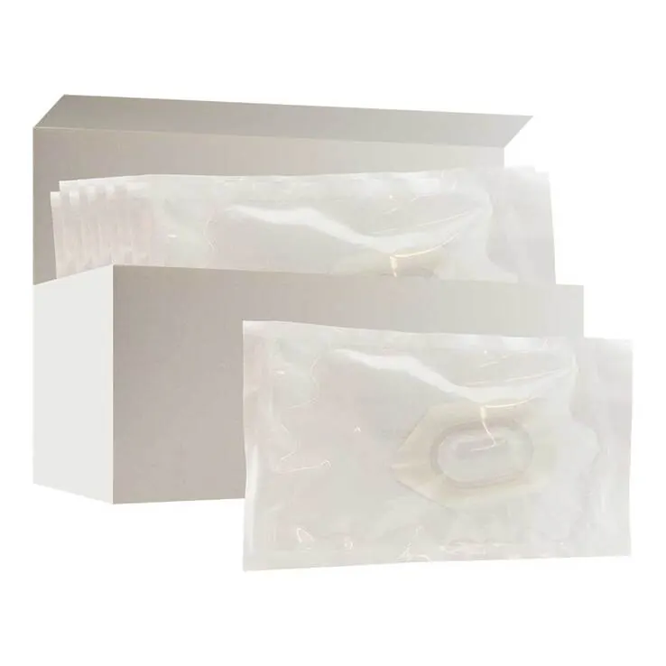 Uhrglasverband transparent mit Rundumklebezone, 10 St