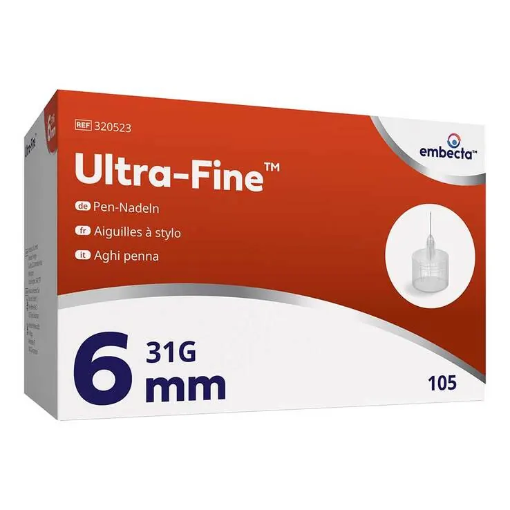 ULTRA-FINE Pen-Nadeln 6 mm, 105 St