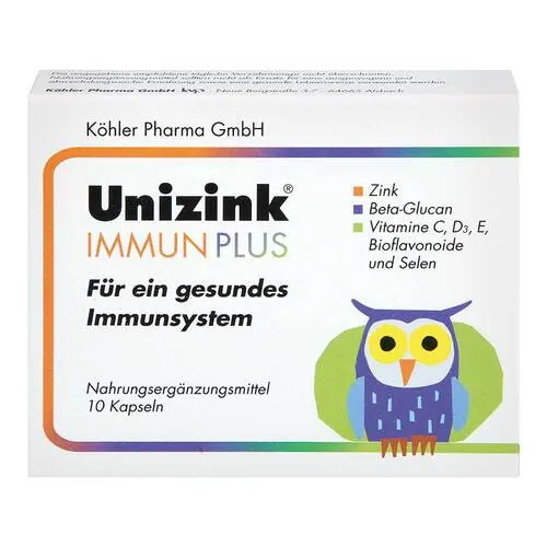 Unizink Immun Plus Kapseln, 1X10 St