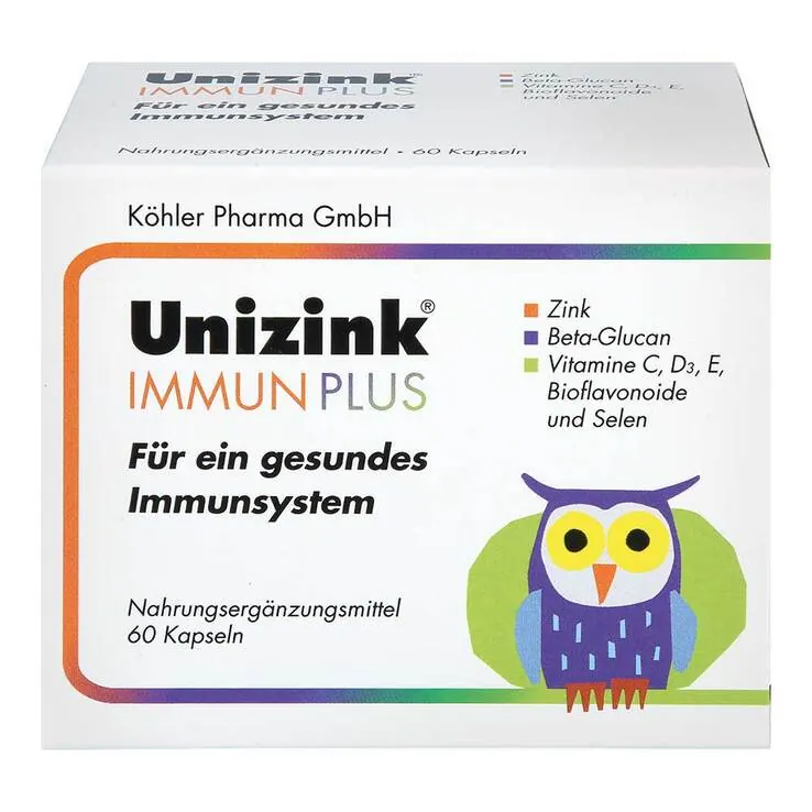 Unizink Immun Plus Kapseln, 1X60 St