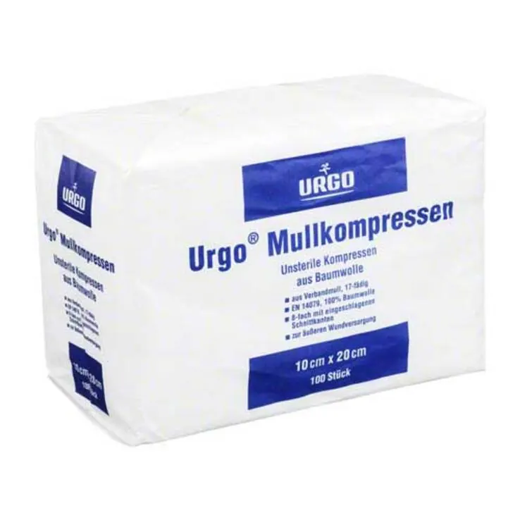 Urgo Mullkompressen 10x20 cm unsteril, 100 St
