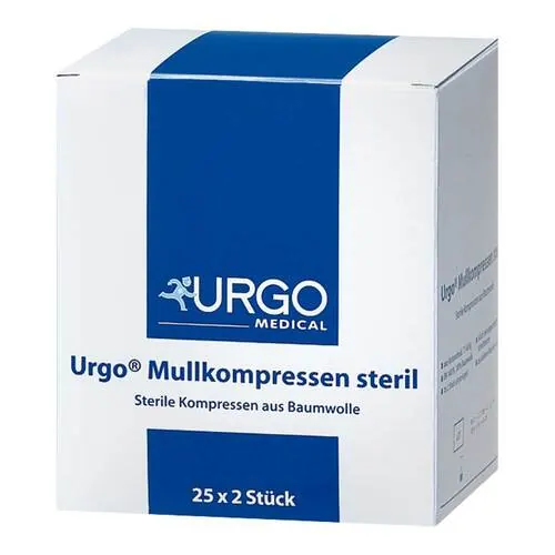 URGO MULLKOMPRESSEN 5x5 cm steril, 25X2 St