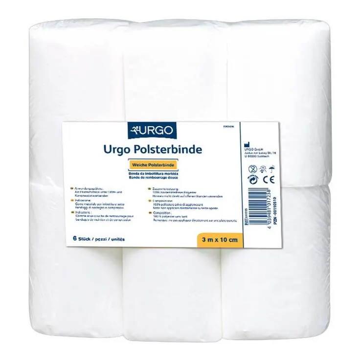 Urgo Polsterbinde 10 cm x 3 m, 6 St