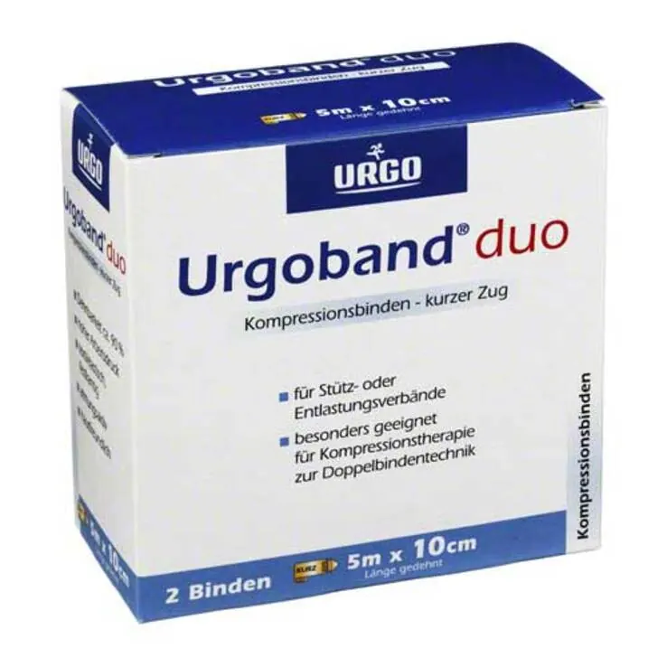 Urgoband Duo Binde 10 cm x 5 m, 2 St