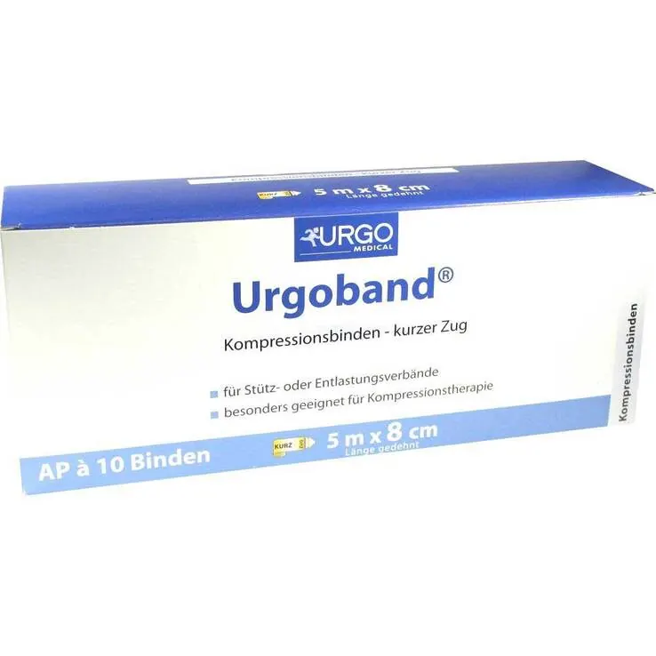 Urgoband Kurzzugbinde 8 cm x 5 m, 10 St