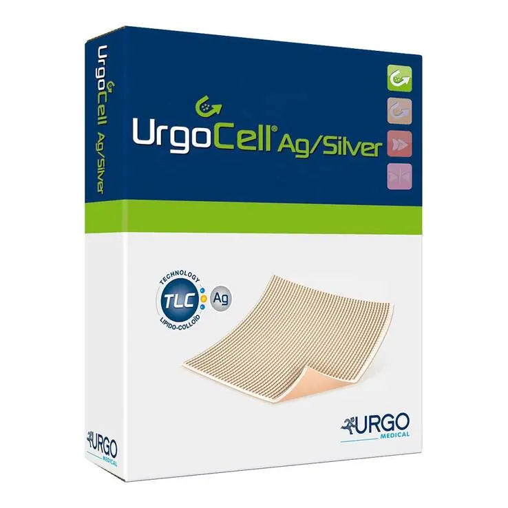 Urgocell silver Non Adhesive Verband 6x6 cm, 10 St
