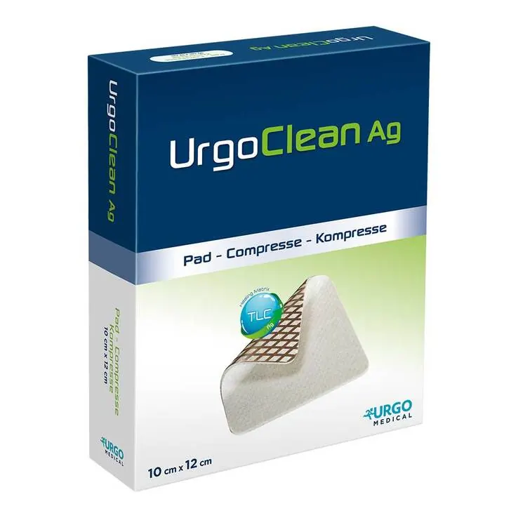Urgoclean Ag 10x12 cm Verband, 10 St