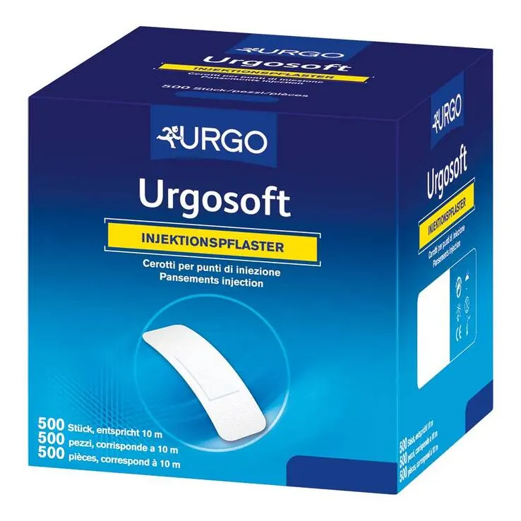 Urgosoft Injektionspflaster 2x4 cm, 500 St