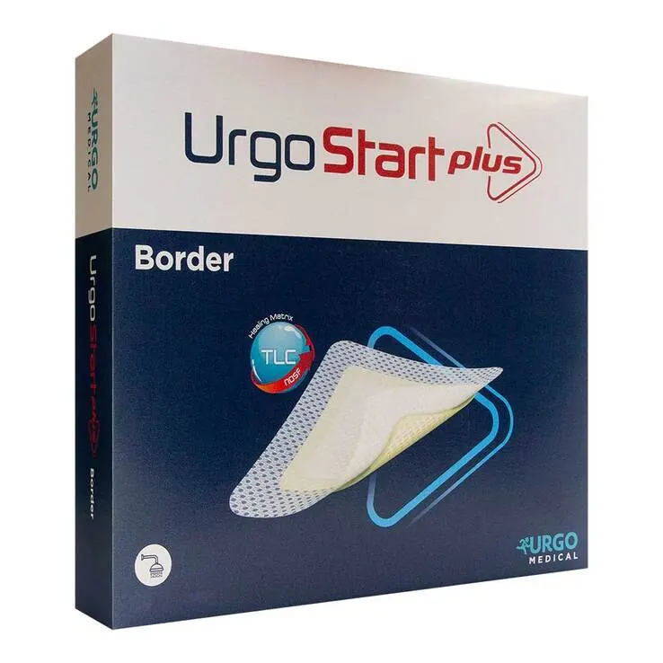 Urgostart Plus Border 8x8 cm Wundverband, 10 St