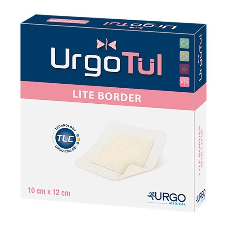 Urgotül Lite Border 10x12 cm Verband, 10 St