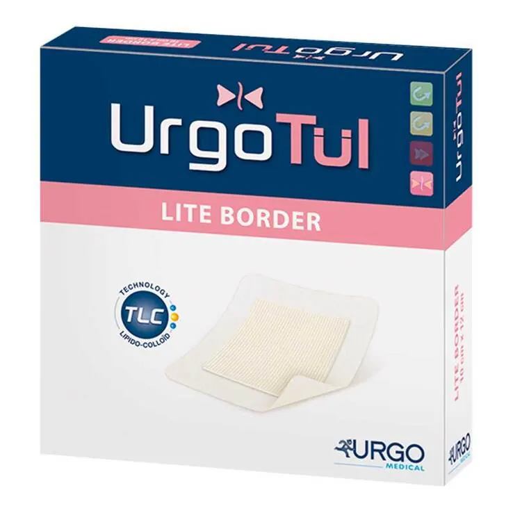 Urgotül Lite Border 8x8 cm Verband Spender, 50 St