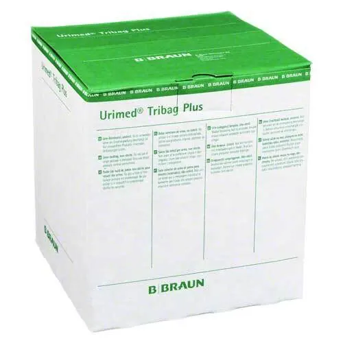 Urimed Tribag Plus Urin Beinbeutel 500ml 80cm unsteril , 10 St
