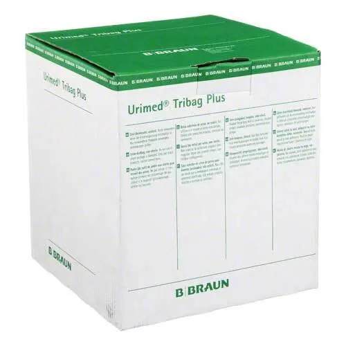 Urimed Tribag Plus Urin Beinbeutel 800ml 60cm unsteril , 10 St