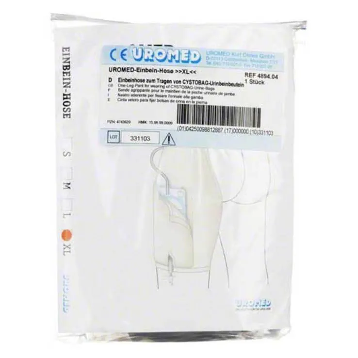 Uromed Einbeinhose Größe 4 für Ur, 1 St