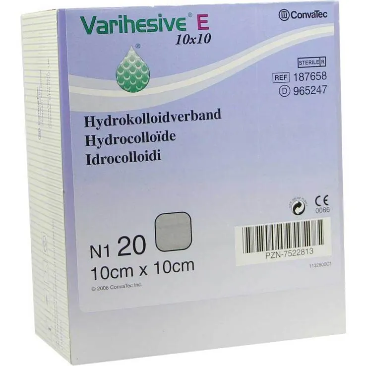 Varihesive E 10x10 cm Hkv hydroaktiv, 20 St