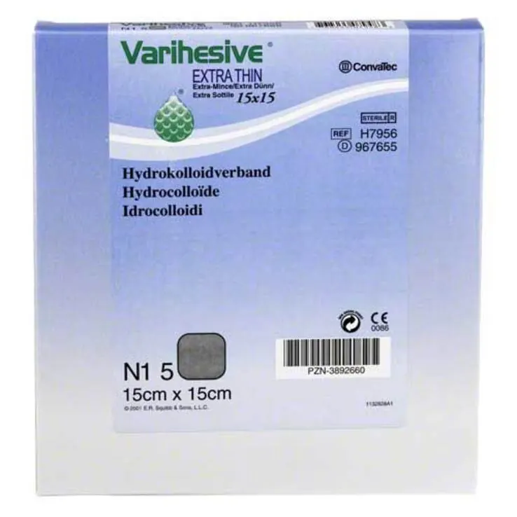 Varihesive extra dünn 15x15 cm Hkv hydroaktiv, 5 St