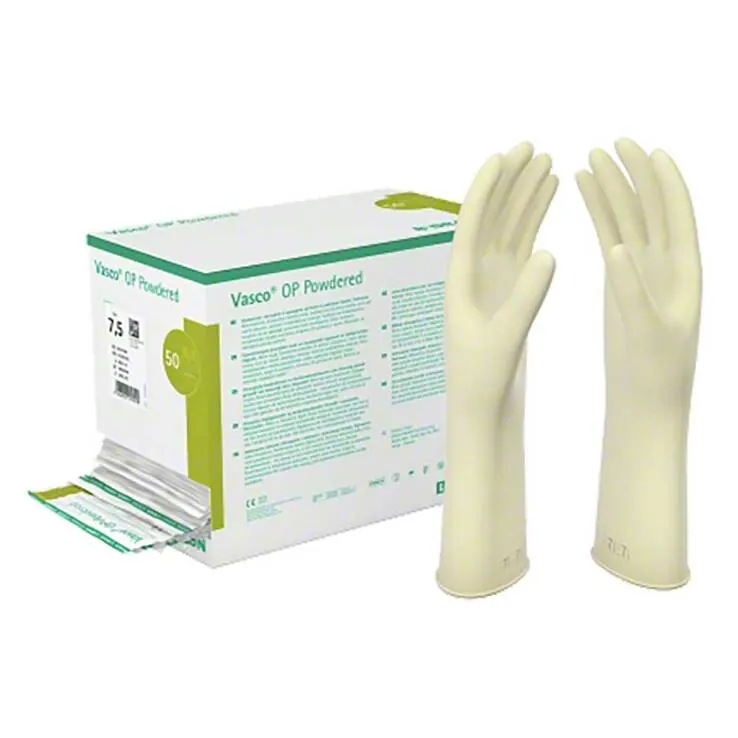 Vasco OP Powdered Handschuhe Latex Größe 7,0 naturweiß, 2X50 St