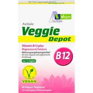 VEGGIEDepotVitaminB12+Magnesium+FolsäureTabl.60Stück